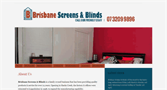 Desktop Screenshot of brisbaneblinds.com.au